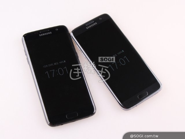 SAMSUNG S7 edge晶墨黑開箱 與瑪瑙黑顏色比較