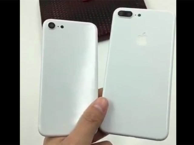 真有纯白?iPhone 7/7 Plus白色模型机现身 真有纯白?iPhone 7/7 Plus白色模型机现身