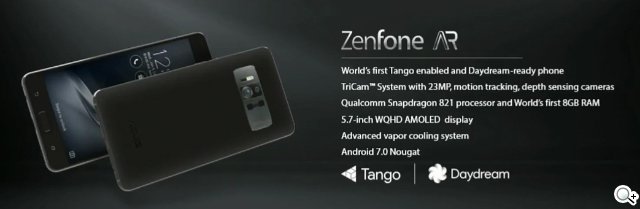 华硕CES展发布ZenFone 3 Zoom、ZenFone AR双款手机 华硕CES展发布ZenFone 3 Zoom、ZenFone AR双款手机