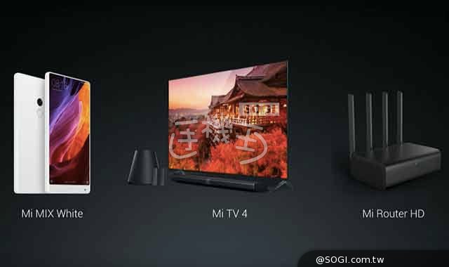 小米CES展发布新品:MIX白色版、小米电视4与路由器 小米CES展发布新品:MIX白色版、小米电视4与路由器